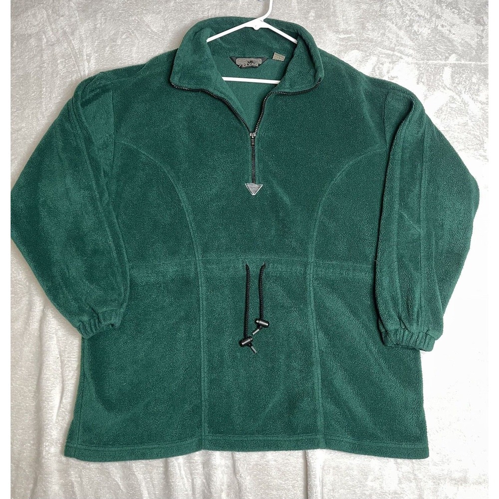 Spindle River Classic Vintage Pullover Mens Size Large Fleece Sweatshirt 1/4Zip